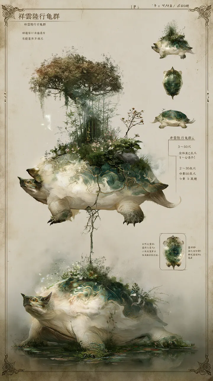 祥雲陸行龜群