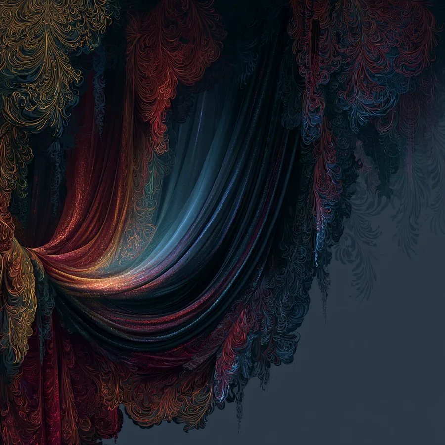 Nebula Silk Drapes